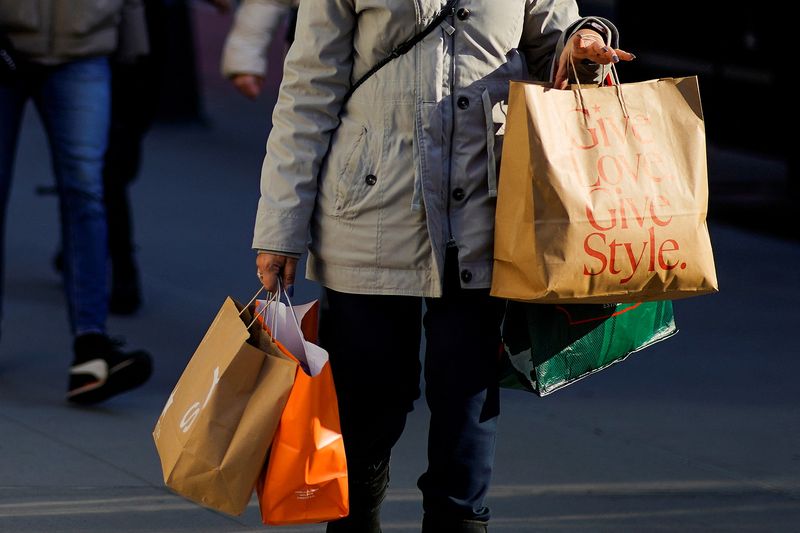 US consumer spending solid; inflation showing progress as year ends